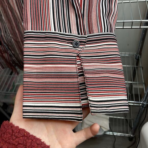 Maggie‎ Barnes Striped Classic Button Up Shirt Size 2X Career Capsule Basics - Picture 9 of 11